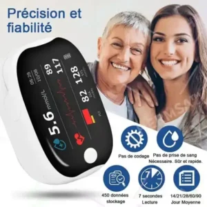 Winter Sale HERMSA High Precision Non-Invasive Multi-Purpose Medical Device (For Monitoring Blood Glucose, Blood Oxygen and Blood Pressure)